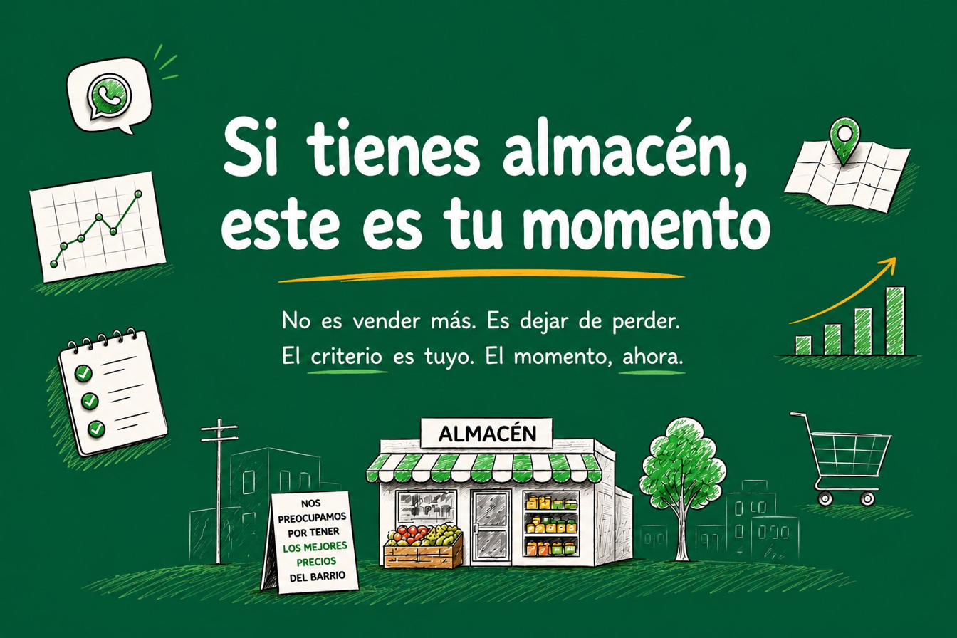 Si tienes almacén, este es tu momento